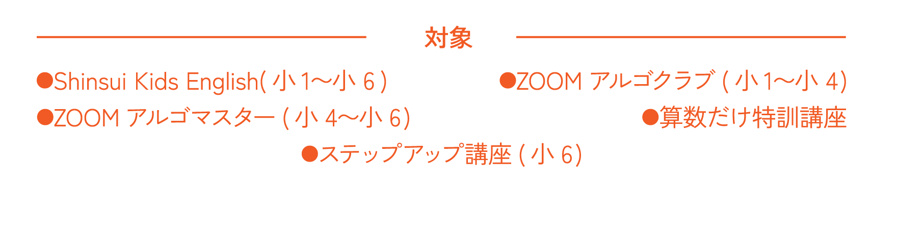 第1期 対象
